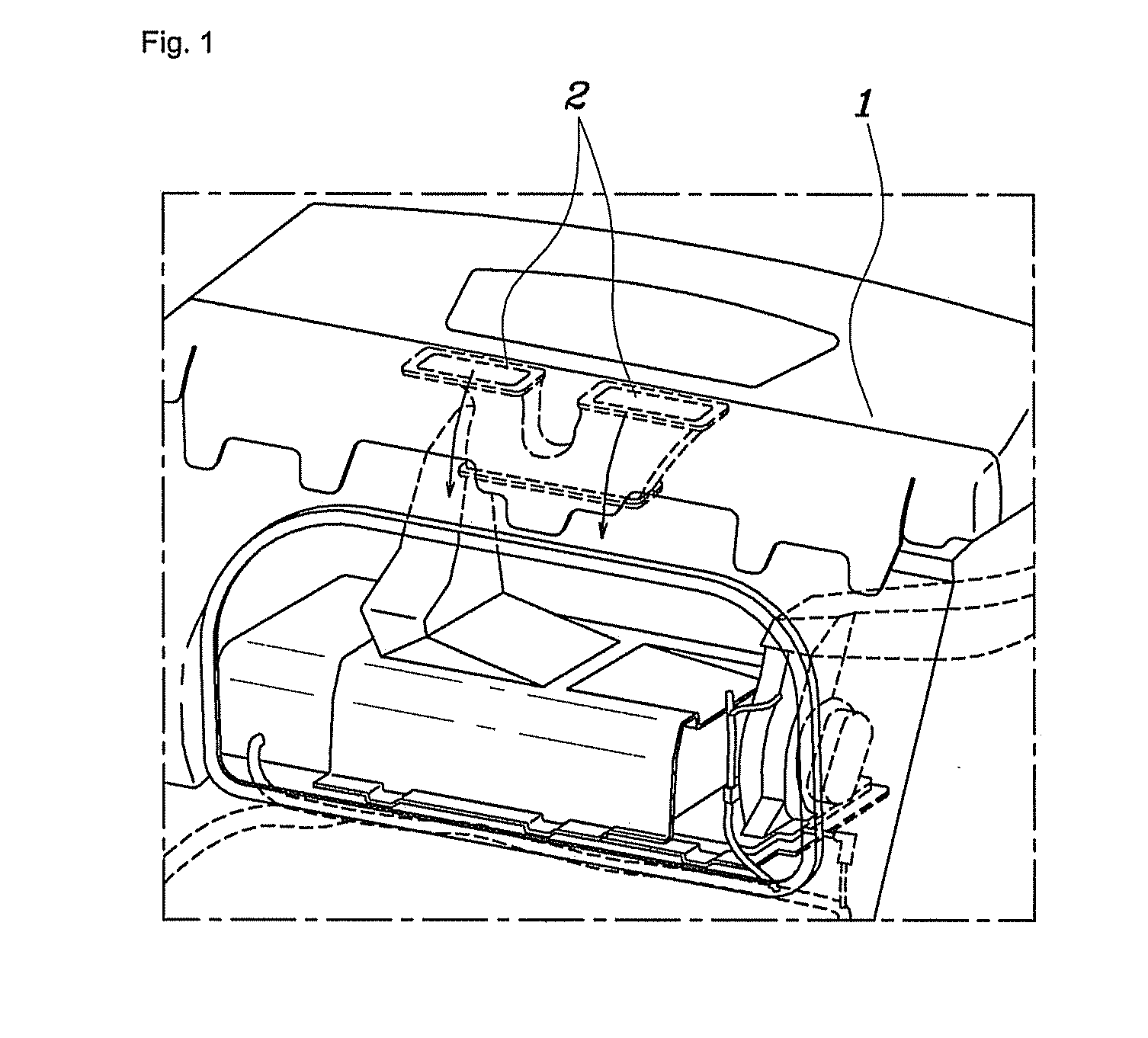 Apparatus for preventing water from flowing into high voltage electronic parts