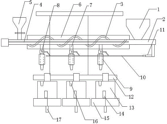 Water feeding device for livestock in winter