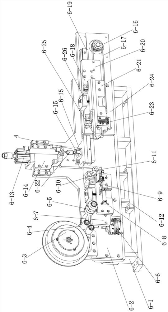 Power supply middle frame shell automatic attaching and stripping double-faced adhesive tape equipment and working method thereof