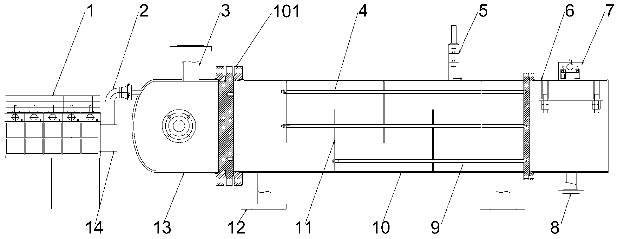 Crude oil discontinuous heating system