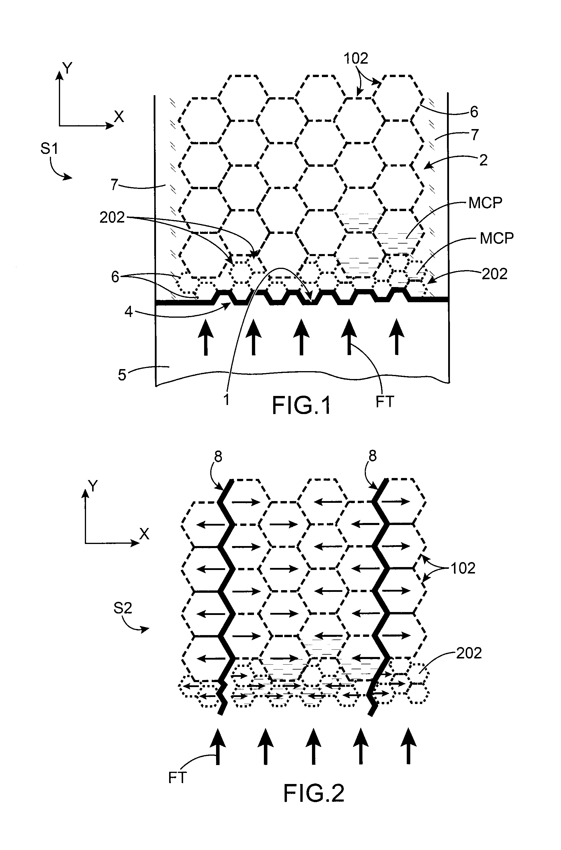 Heat-absorbing device with phase-change material