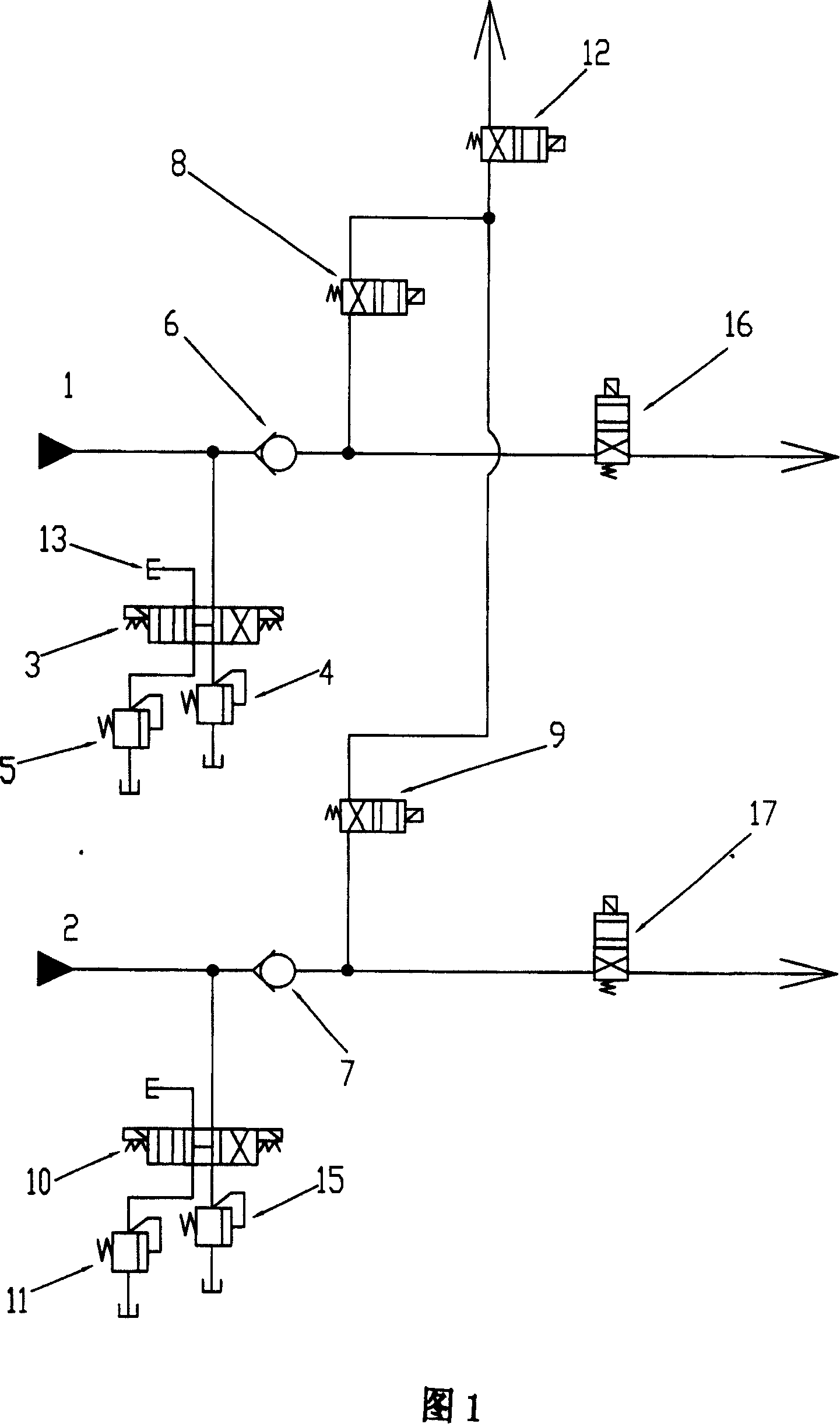 Method of reducing hydraulic system power of multi layer hot press and practical appts