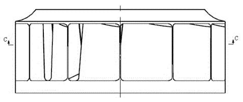 Process method for reducing corner-cleaning milling vibration of root part of integral closed impeller