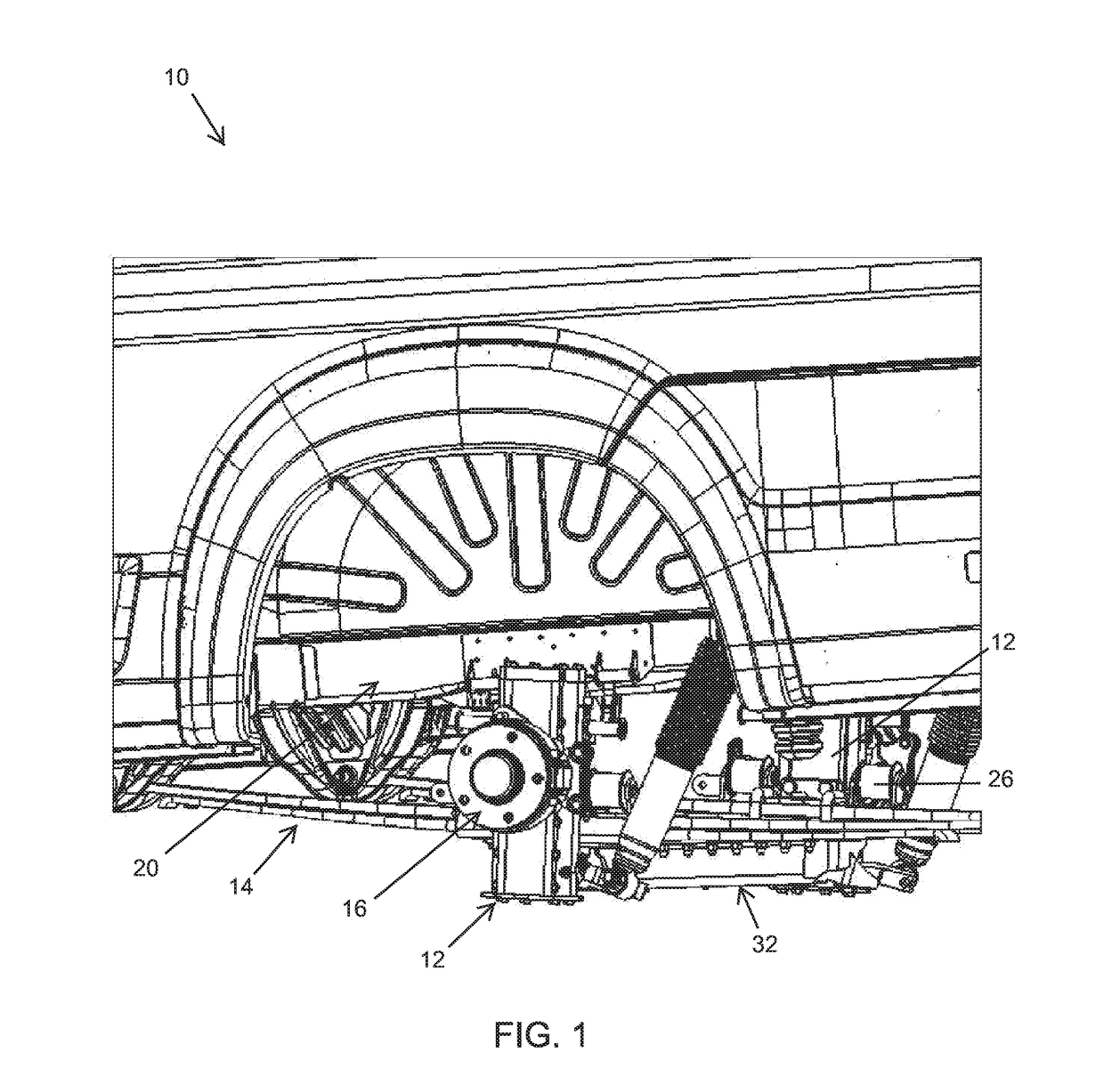 System for raising and lowering vehicle