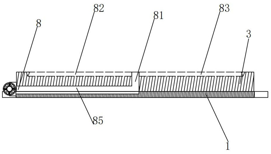 High-efficiency air-cooling forced heat dissipation brake pad and manufacturing method thereof