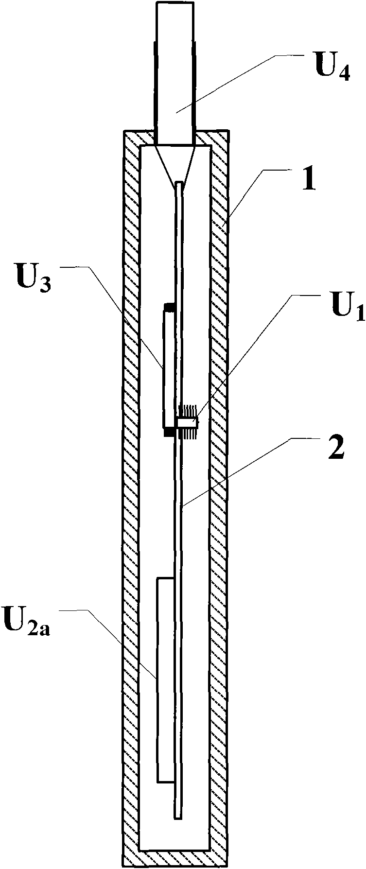 Intelligent flash U disk having function of mouse and implementation method thereof