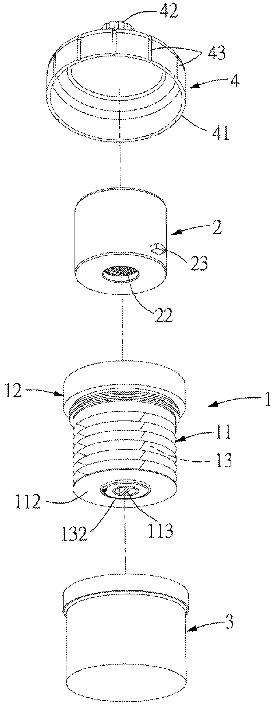 Collapsible water filter