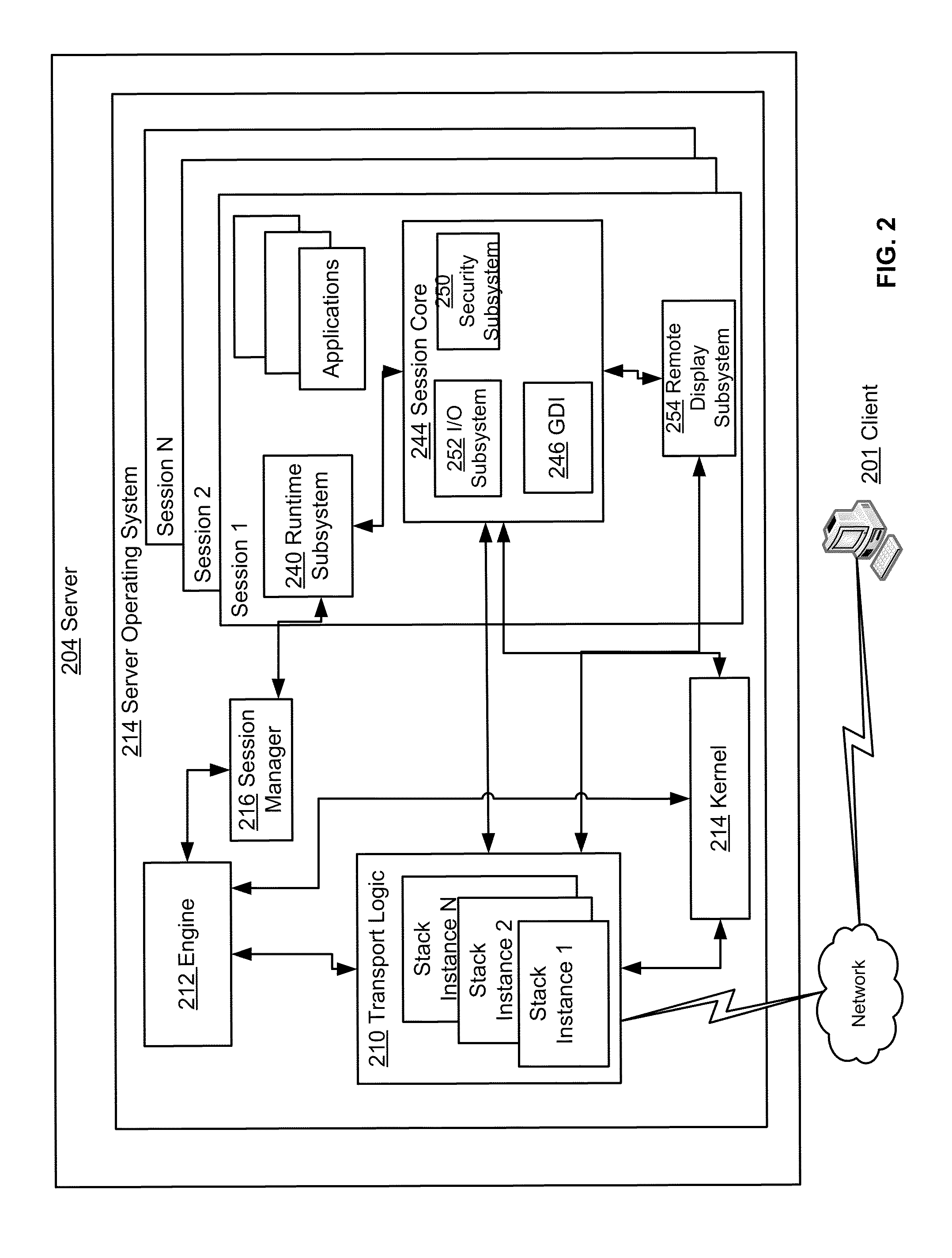 Application sharing with occlusion removal