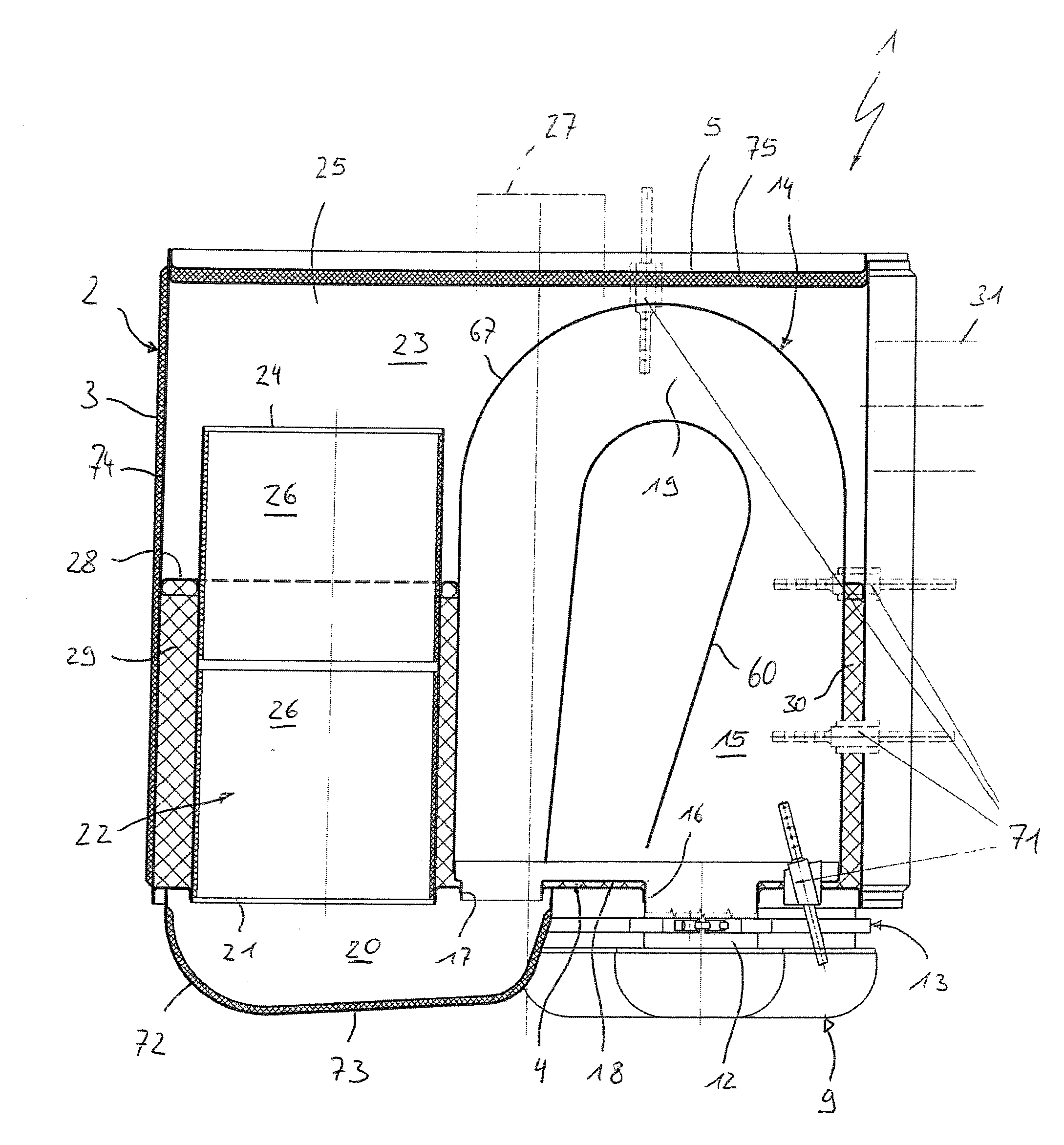 Exhaust gas-treating device