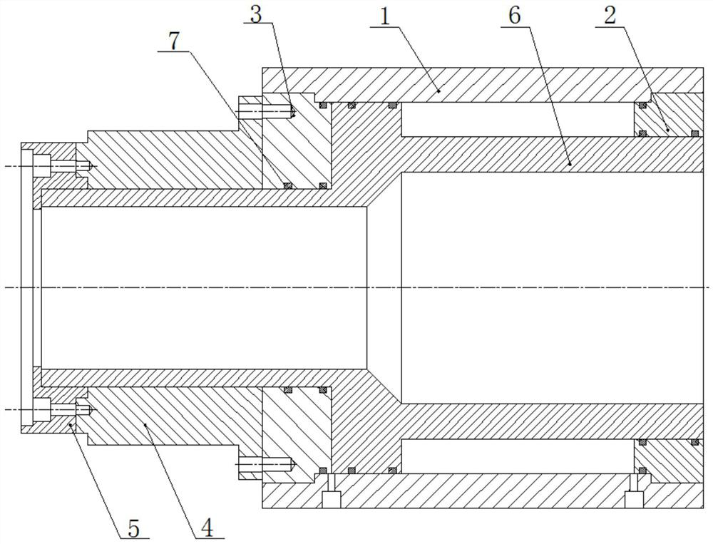 A front snap jack and tool anchor device for prestressed tension