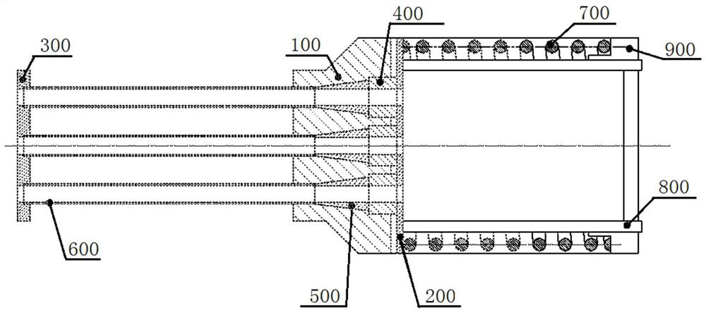 A front snap jack and tool anchor device for prestressed tension