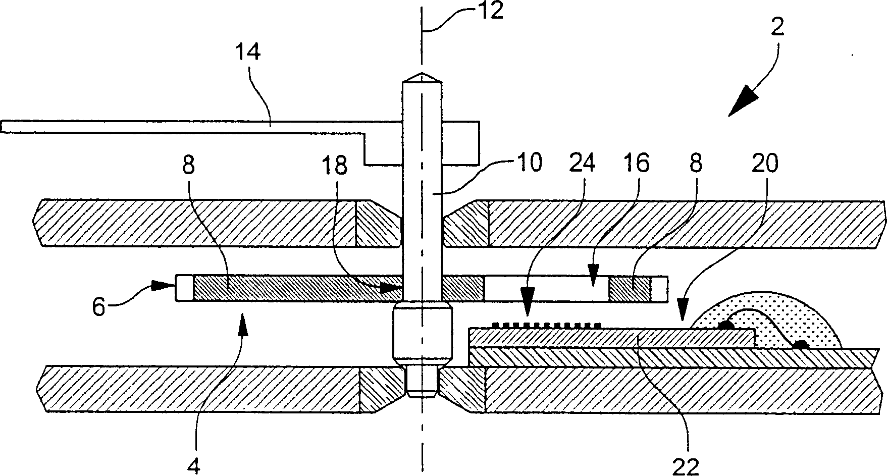 Method for synchronising an analog display of a timepiece with its electronic time base