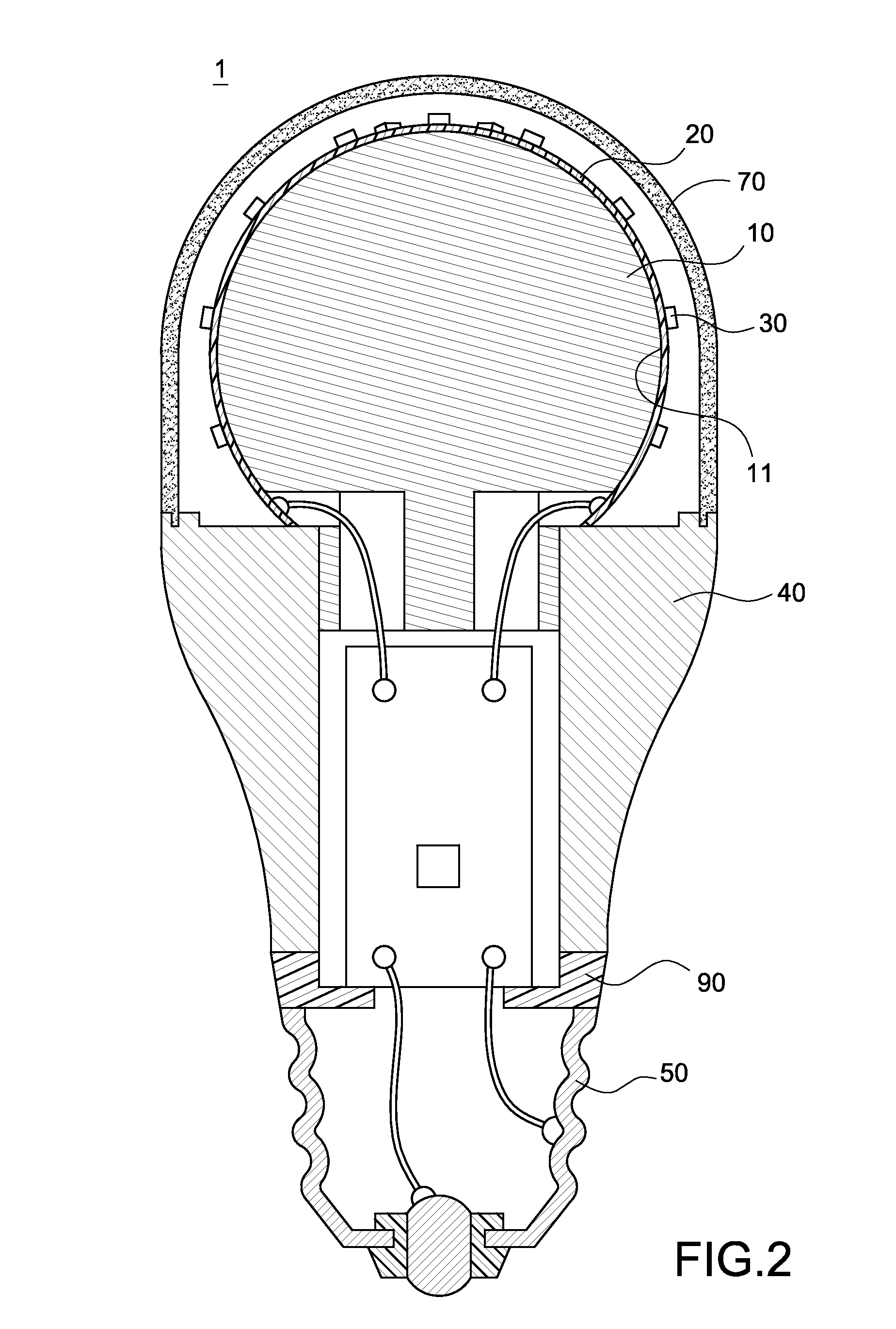 Multi-direction bulb-type lamp