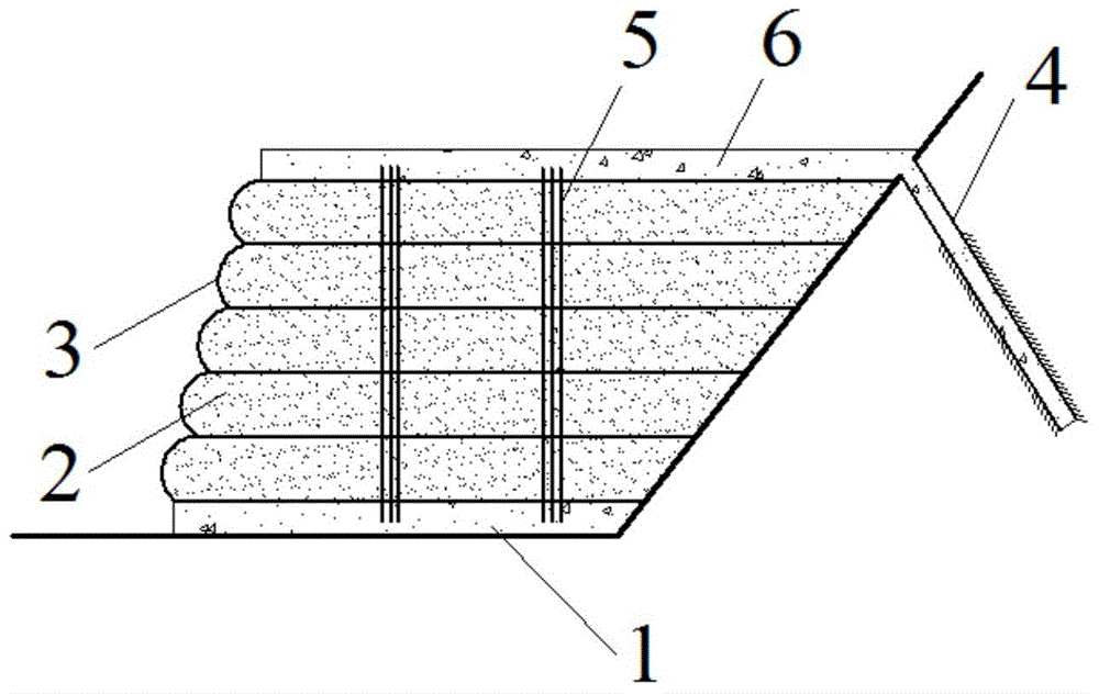 Integral prestress reinforced earth retaining wall construction method