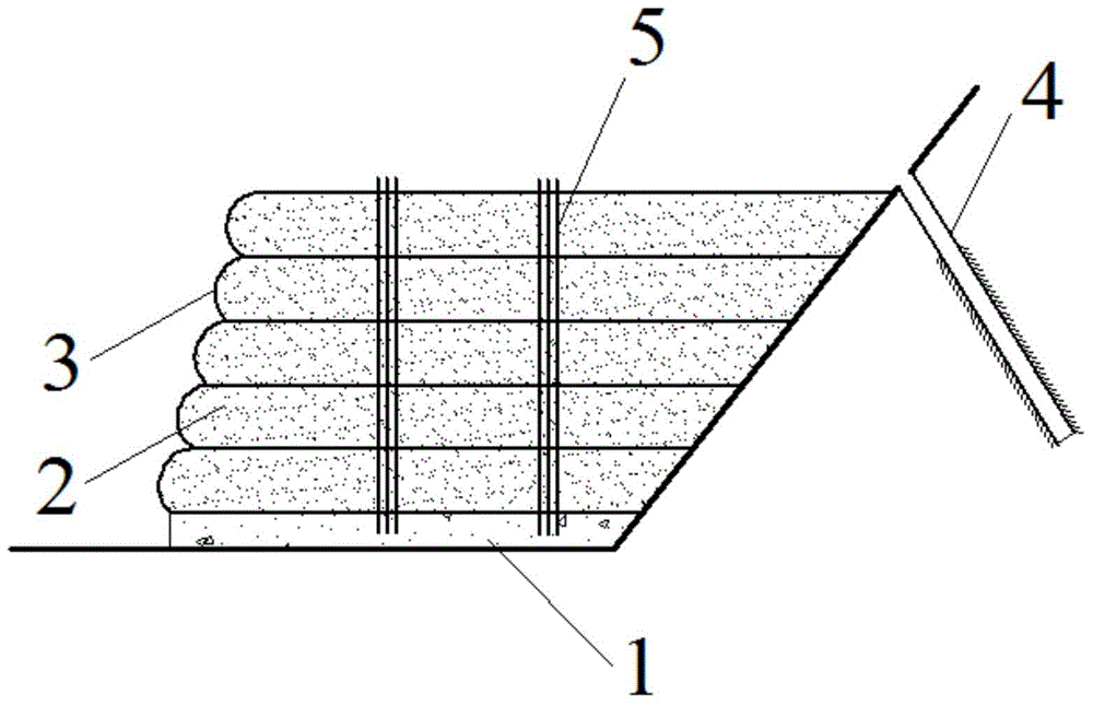 Integral prestress reinforced earth retaining wall construction method