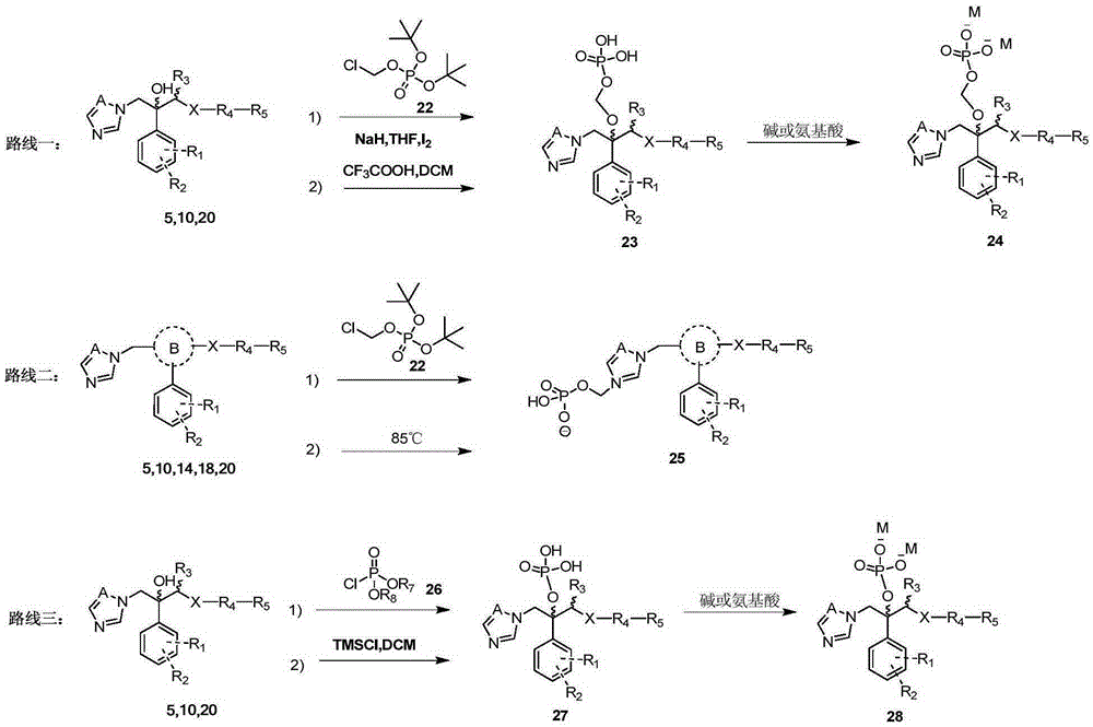 Triazole aromatic alcohol heterocyclic ether derivative and preparing method and application thereof