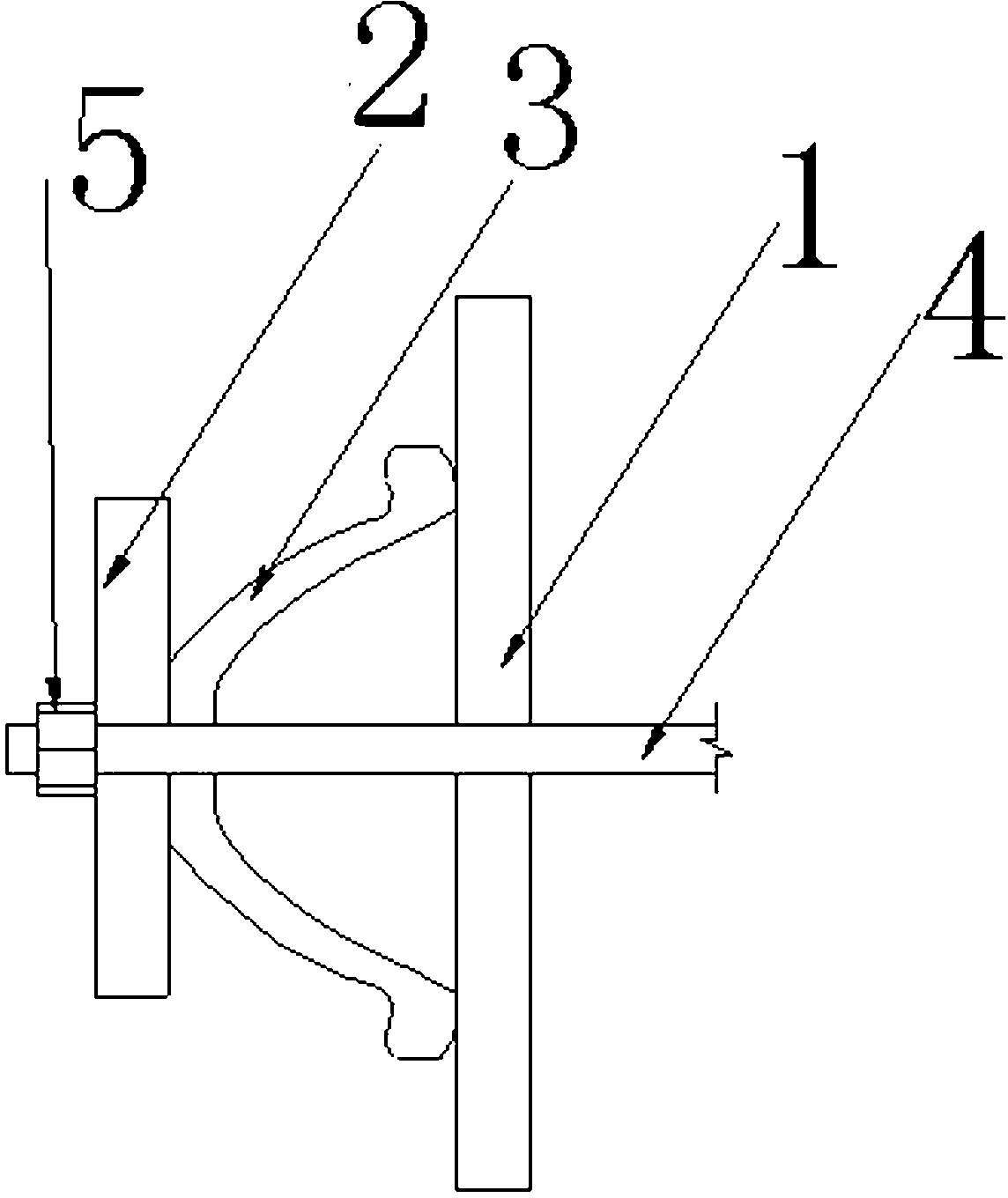 Compressible base plate device and anchor cable anchorage method by device