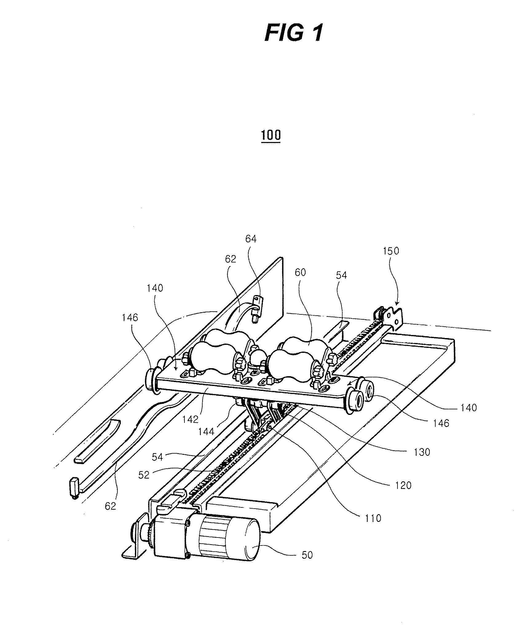 Chain stabilizing device in hyperthermo-therapeutic apparatus and method of using the same