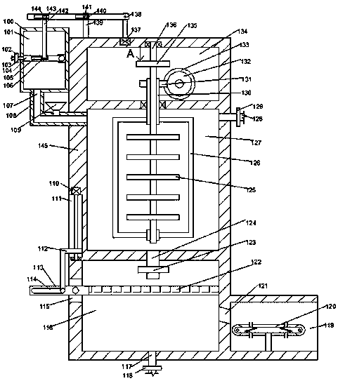 Method for carrying out slag fishing work through slag fishing treatment equipment