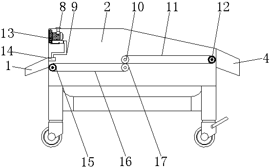 Garbage classification winnowing machine facilitating environmental protection