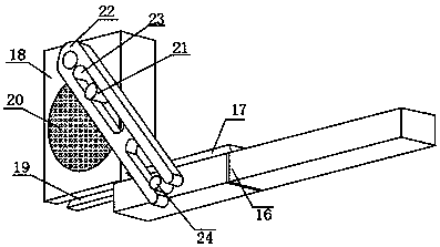 Device and method for processing wood chips of furniture factory