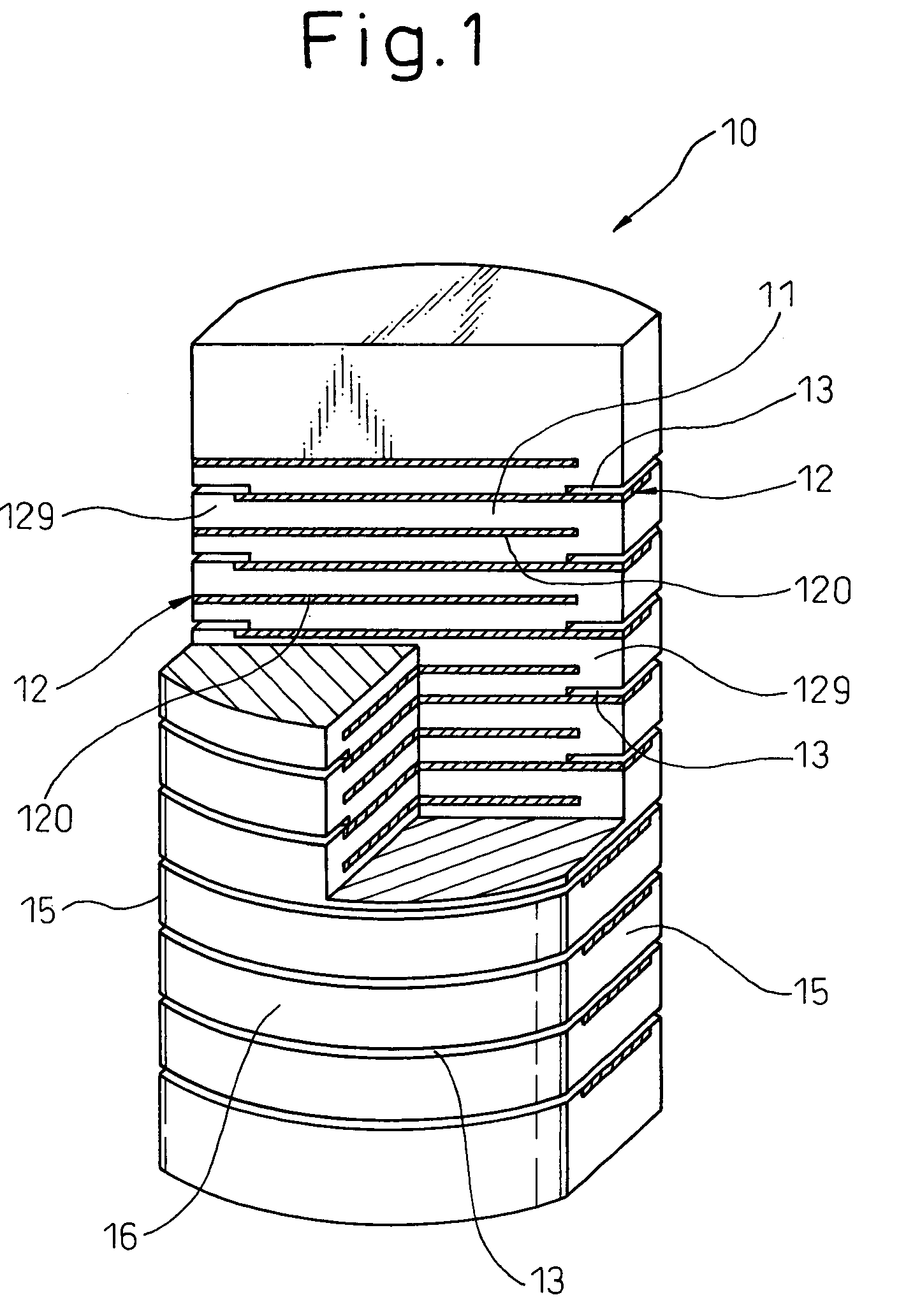 Laminated-type piezoelectric element and a manufacturing method thereof