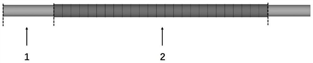 Distributed radiation coupling loss circuit applied to gyrotron traveling wave tube