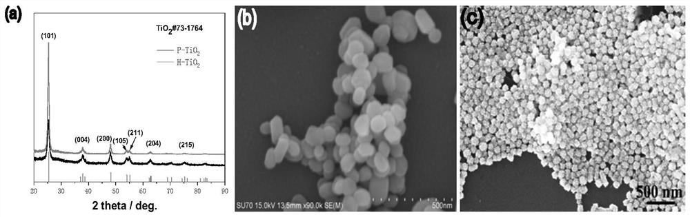 Oxygen-vacancy-rich titanium dioxide material, preparation and application of oxygen-vacancy-rich titanium dioxide material in lithium oxygen battery