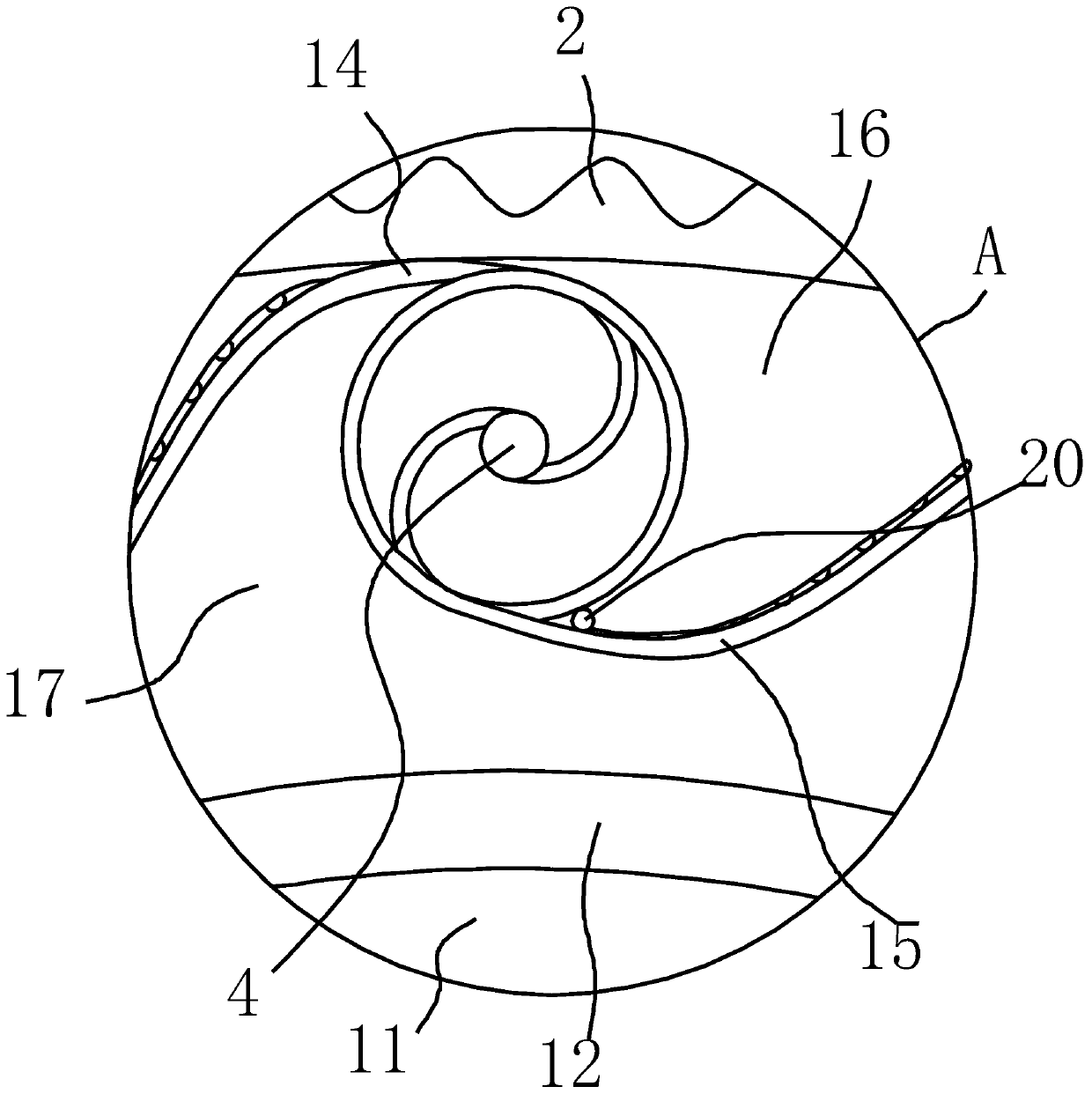 High-strength bending-resistant photoelectric composite cable