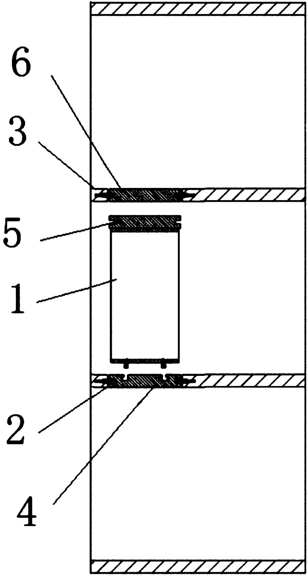 Elevator landing floor hole filling system and method thereof