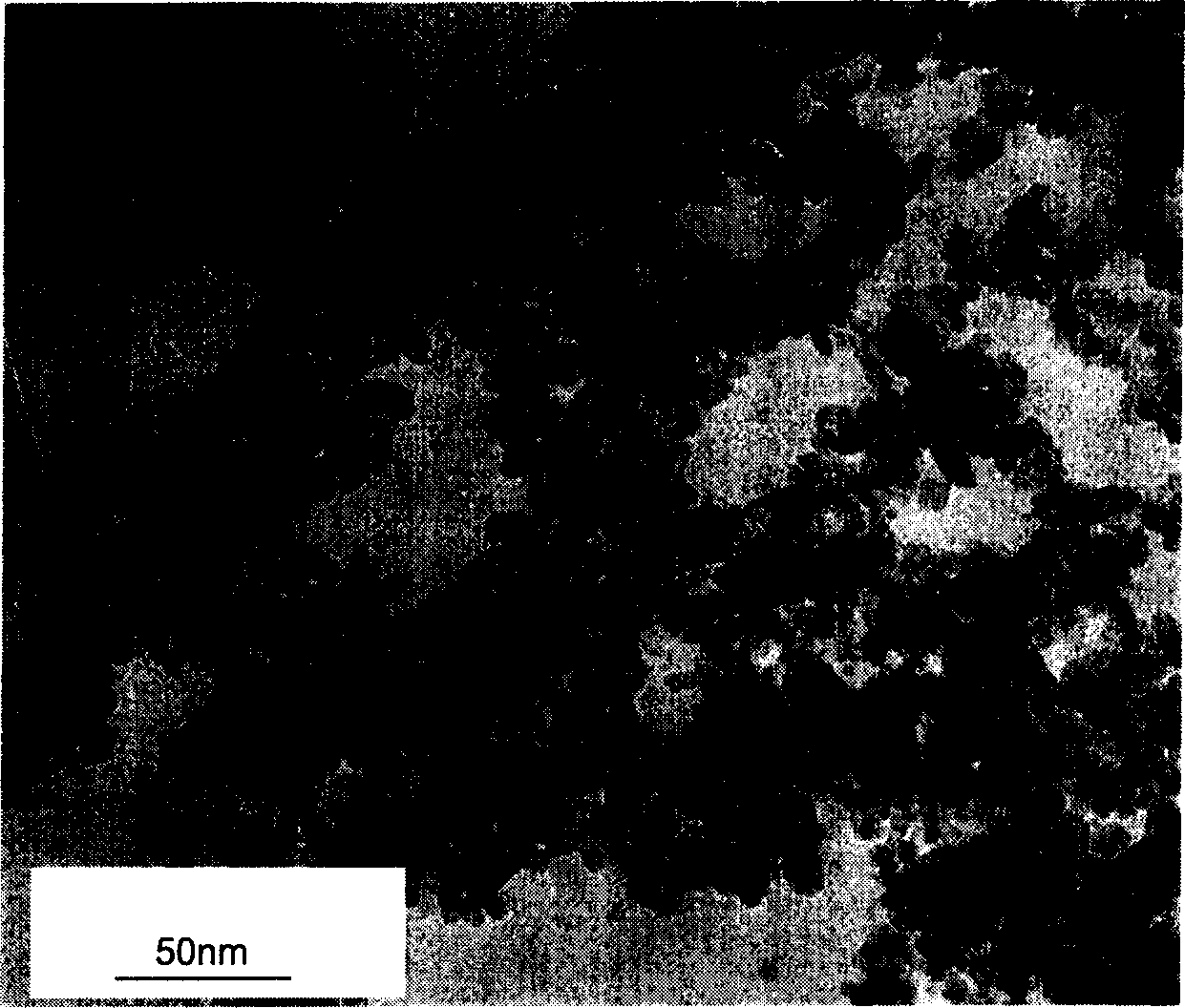 Method for preparing nano granular of zinc oxide in monodisperse