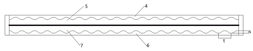 Metal composite plate rolling technique based on corrugated surface combining type blank forming