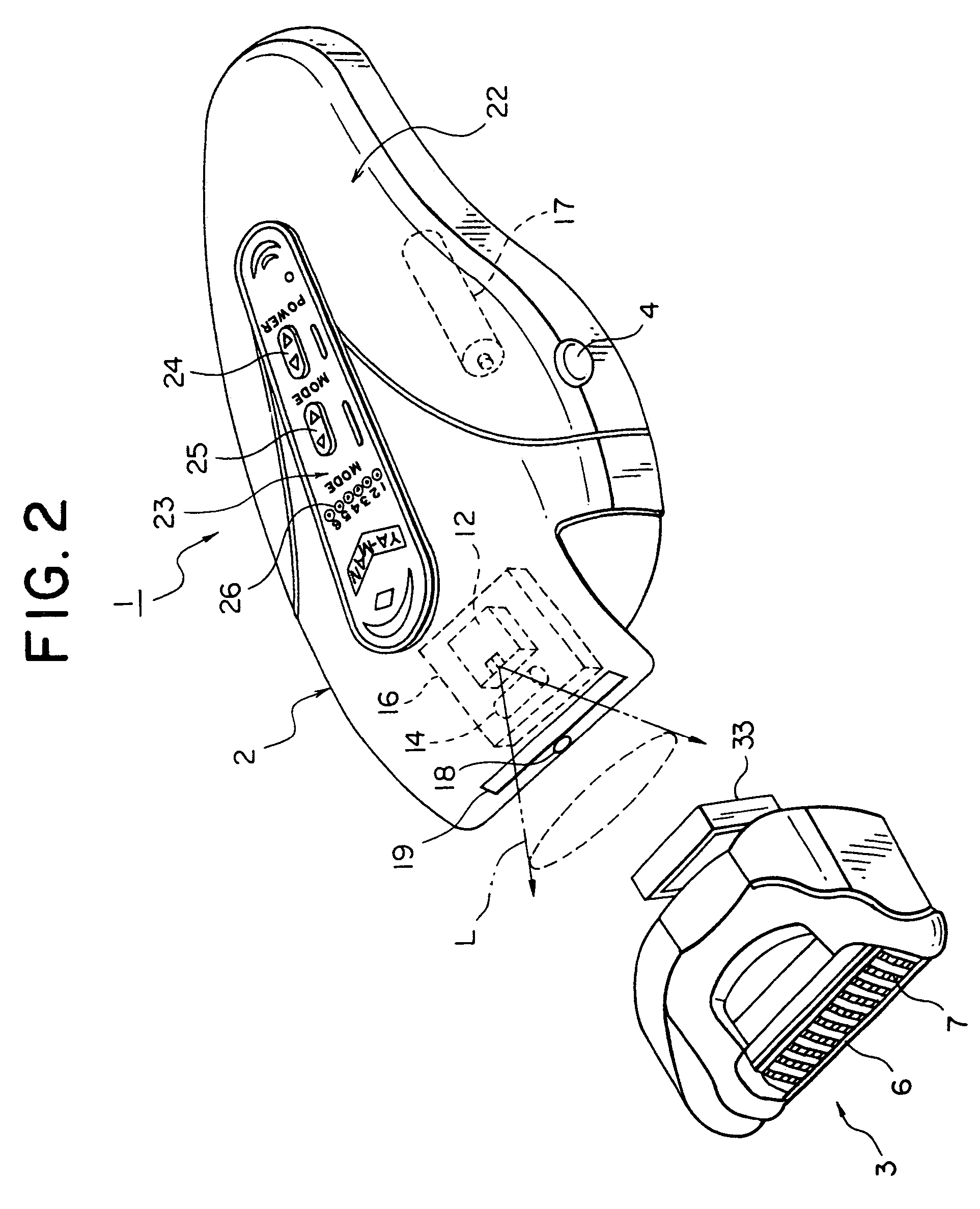 Laser depilator