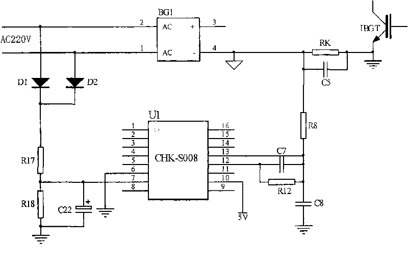 Electromagnetic oven power automatic calibration method and circuit