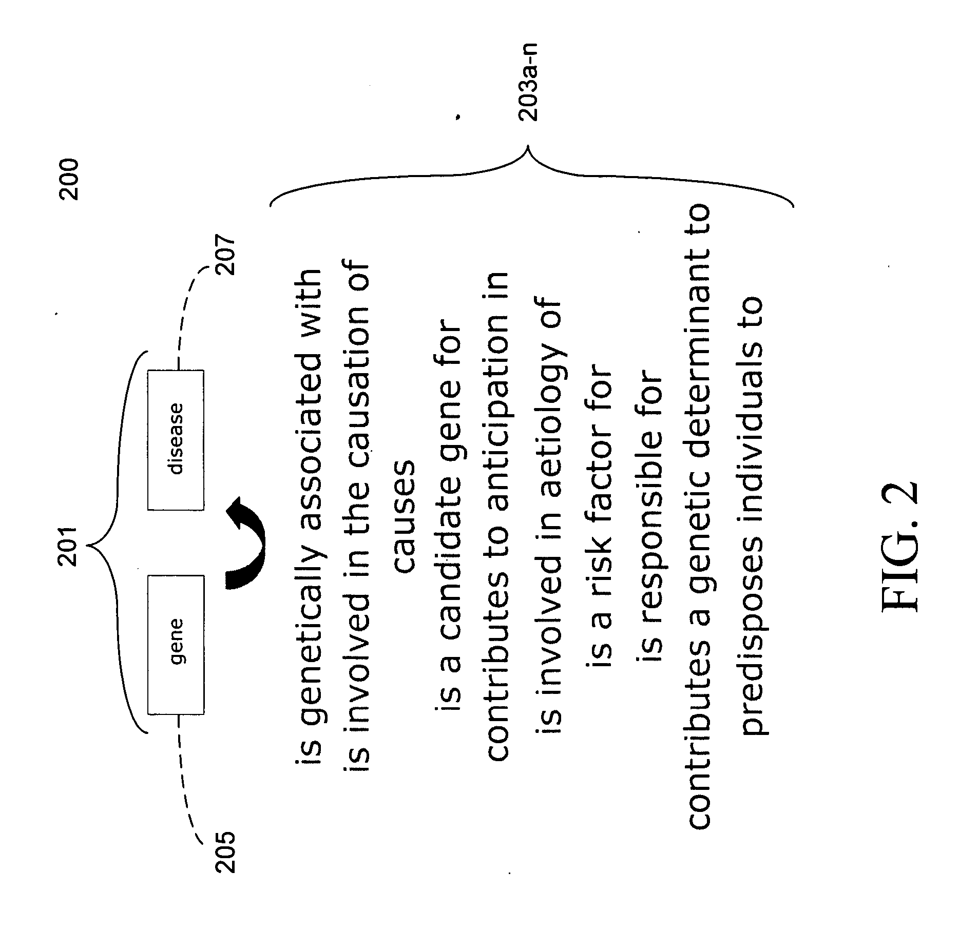 Multi-relational ontology structure