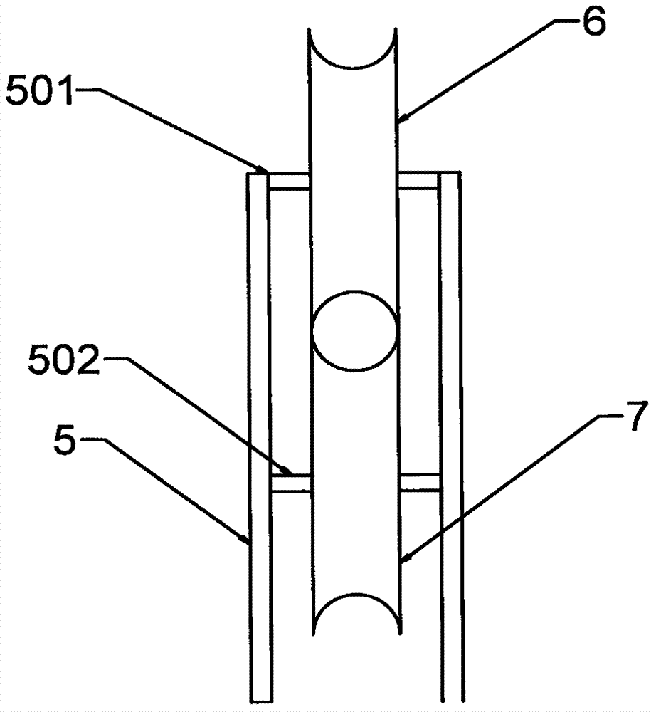 Device for preventing snarling of yarns for textile manufacturing machine