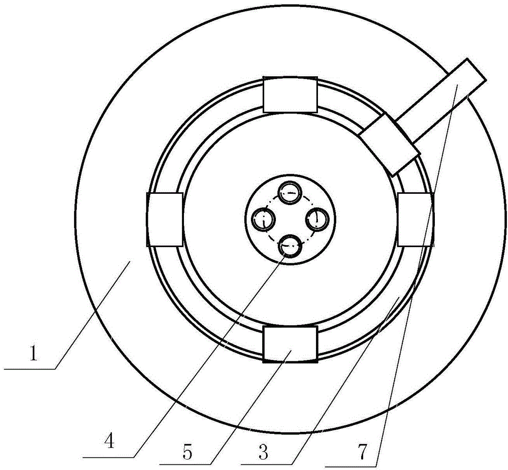 Air foot adopting direct air supply and provided with throttling nozzles and single floating plate