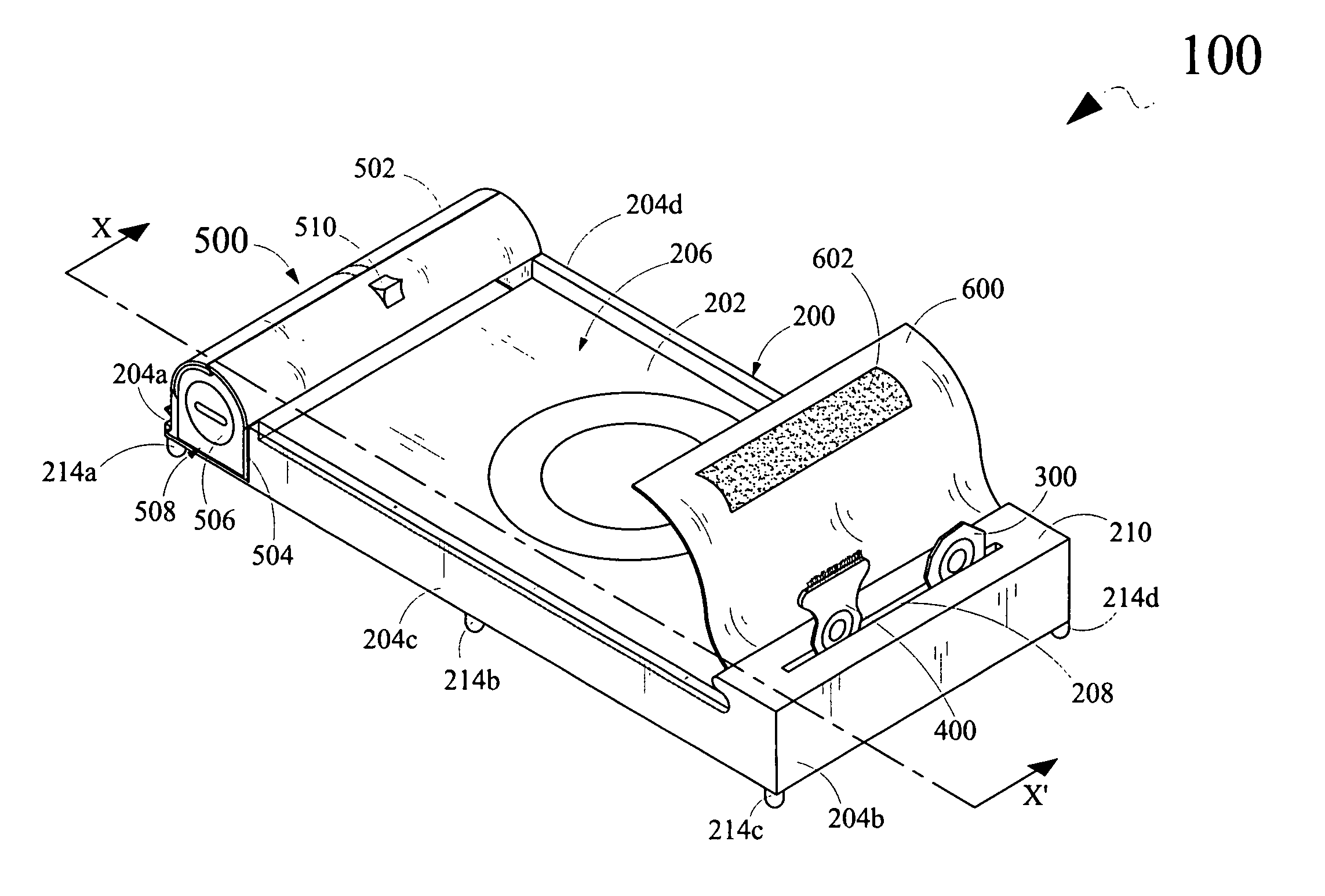 Scratch and dispose apparatus