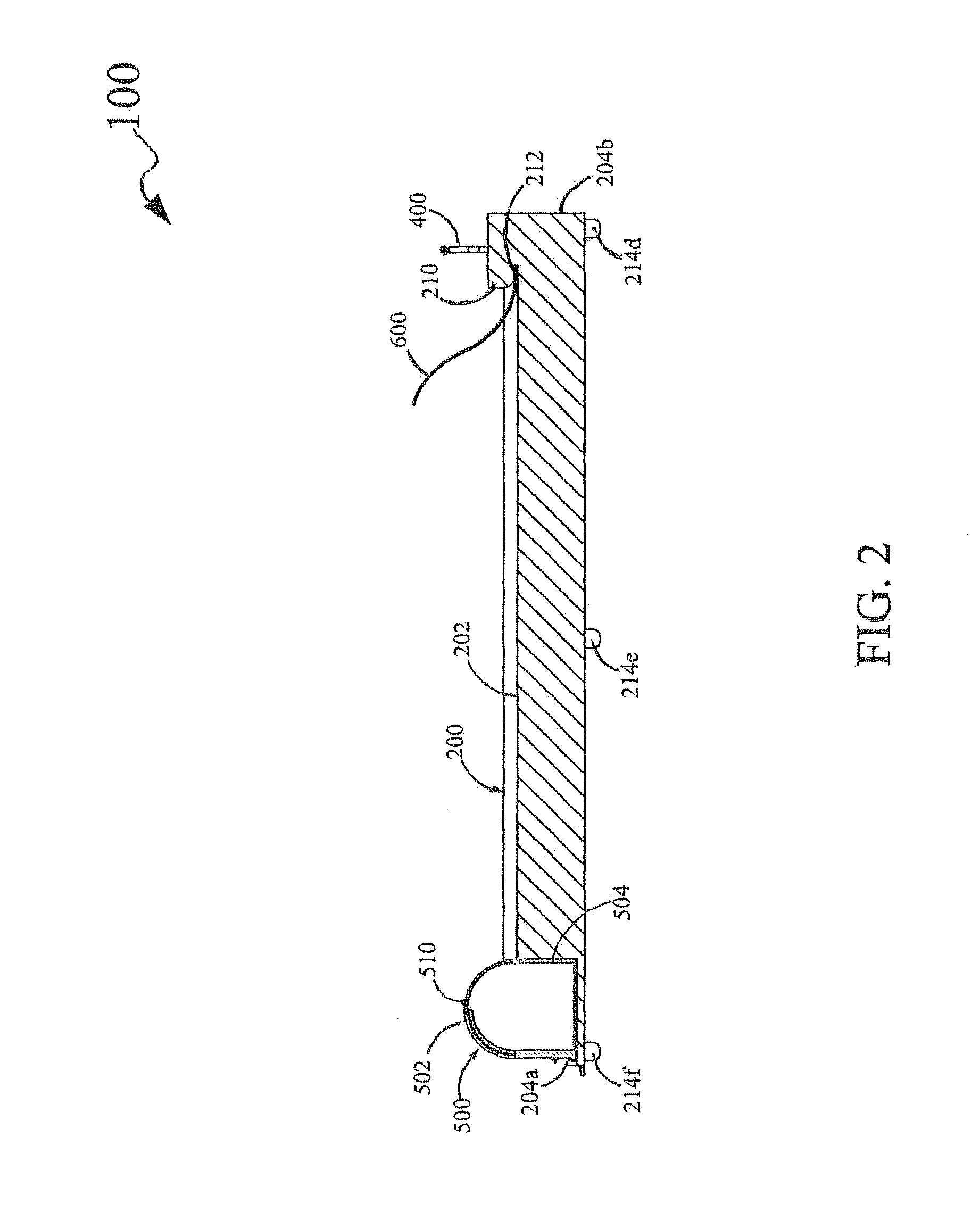 Scratch and dispose apparatus