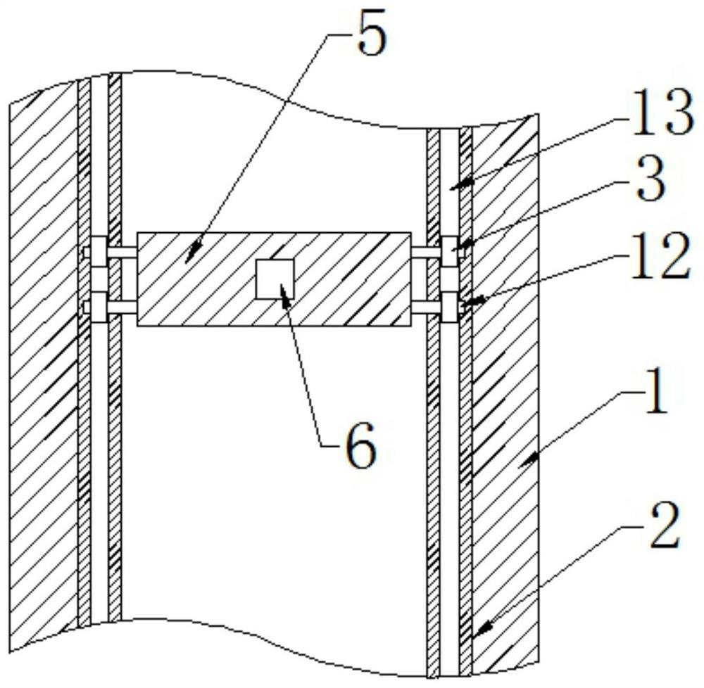 Water conveying tank for water conservancy project construction