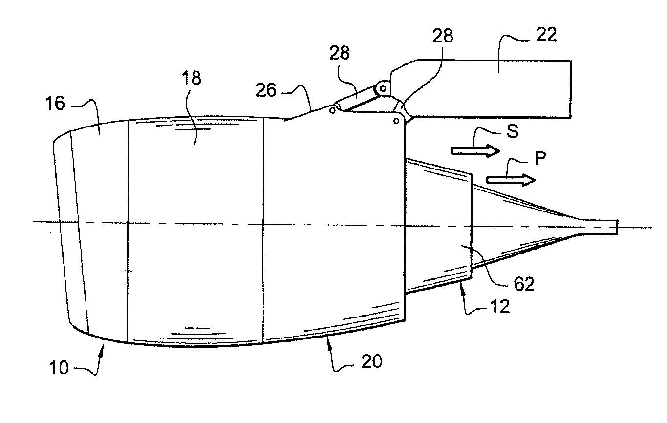 Propulsion system with integrated pylon