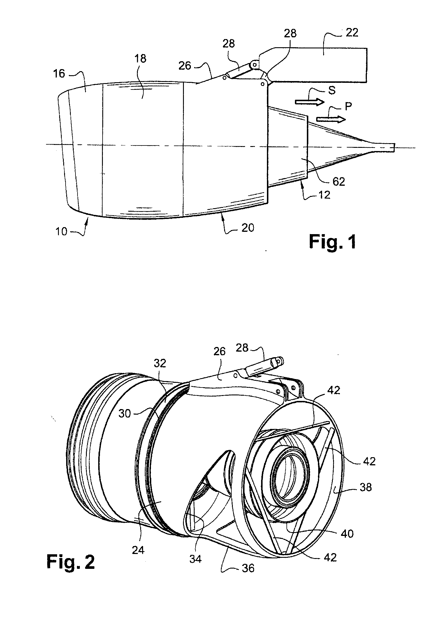 Propulsion system with integrated pylon