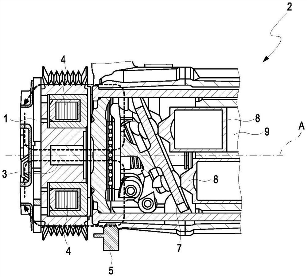 Method for controlling air-conditioning compressor, compressor and motor vehicle