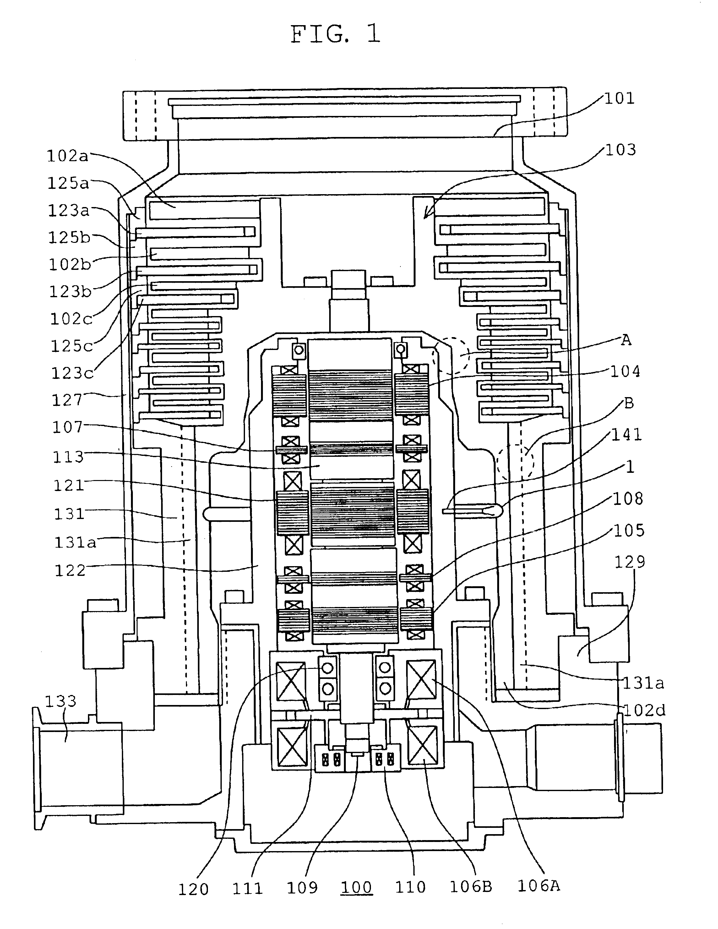 Turbo-molecular pump having radiation temperature apparatus