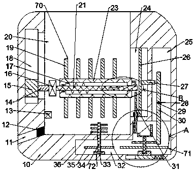 Winery wastewater purification device containing bubbles and organic matters