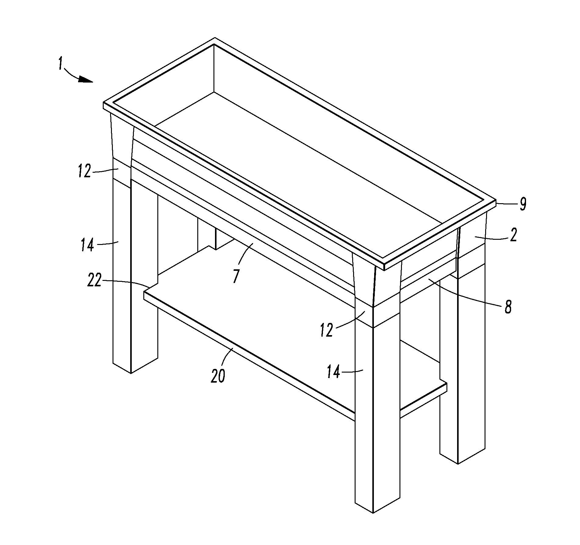 Stackable Elevated Planter