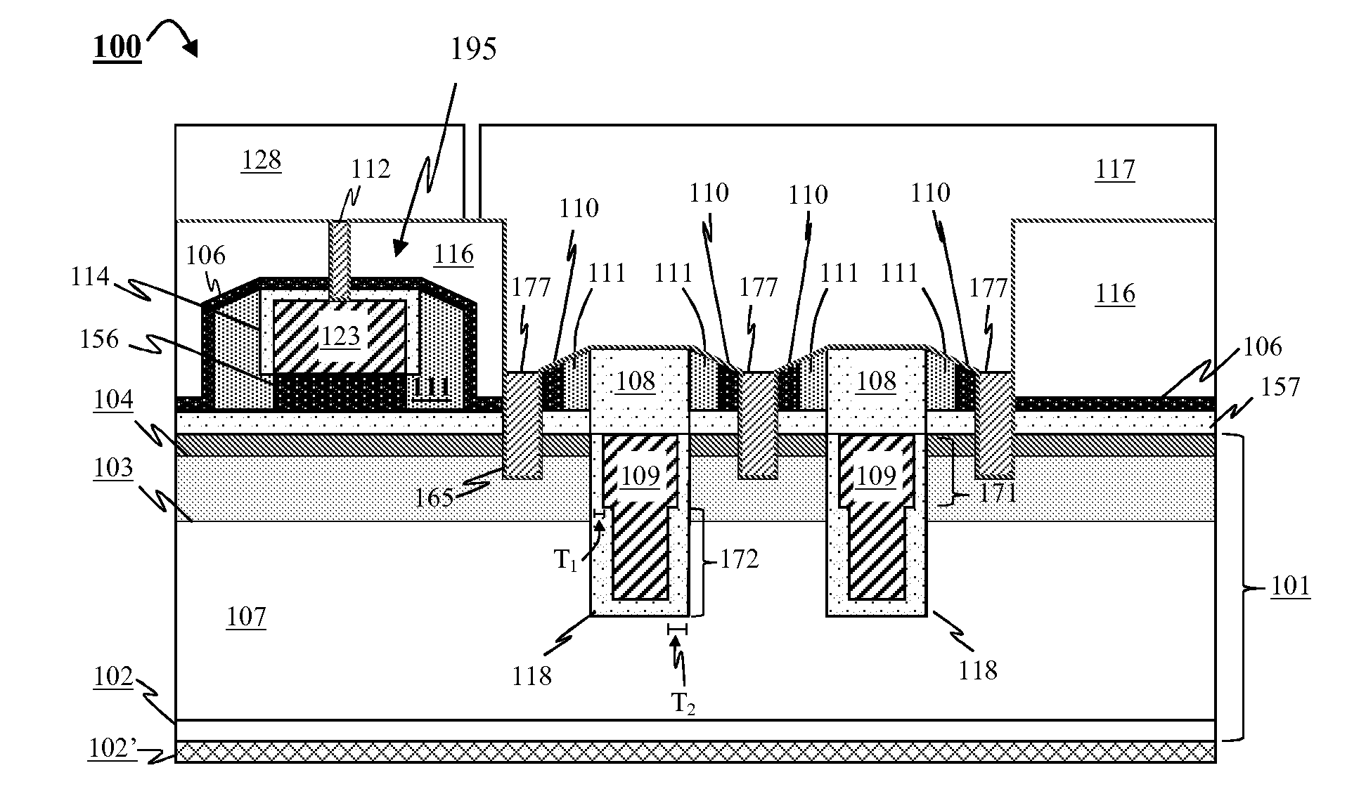 High density trench-based power mosfets with self-aligned active contacts and method for making such devices