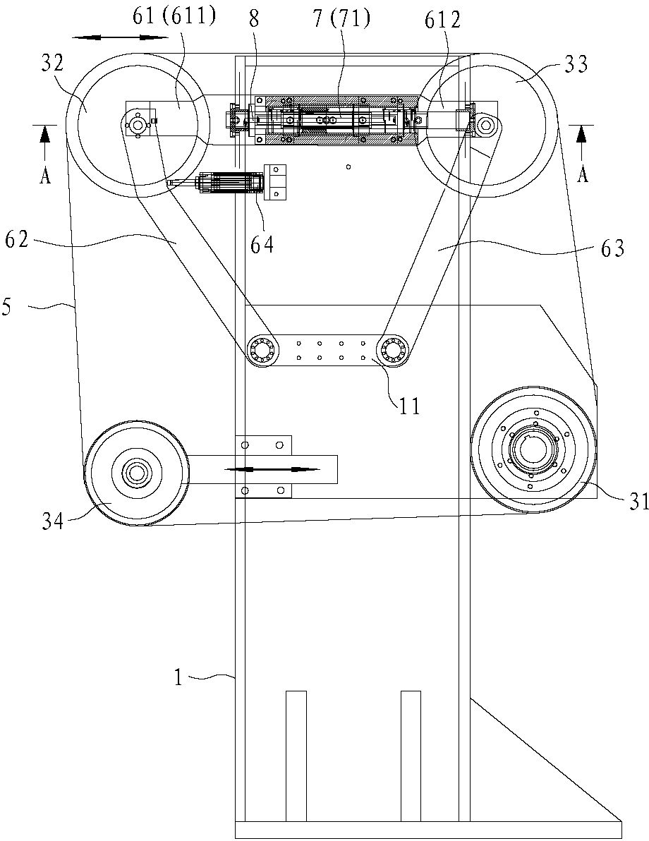 Floating sanding machine