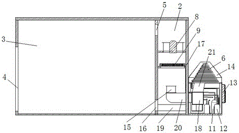 Drying-chamber heating system for solar heat pump