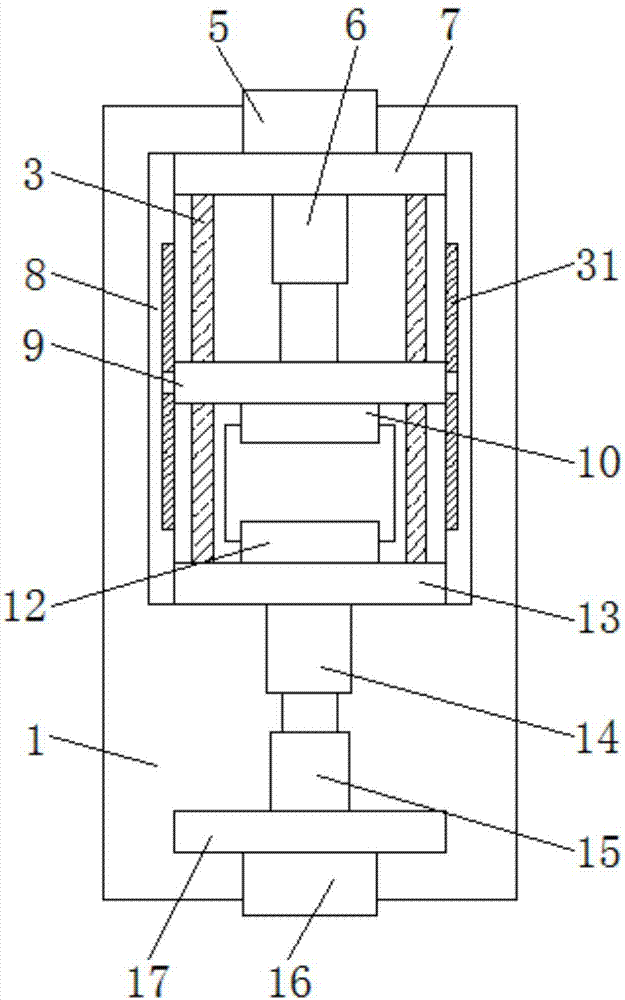 Die-casting machine used for industrial processing